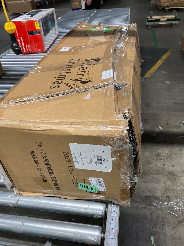 Photo 1 of ***It's used; it's unknown if it's missing parts and if it works 100%.****Kadunmina 4FT White Christmas Tree with Standalone String Lights – Small Artificial Lighted Xmas Tree with 122 Branch Tips, Non-Pre-Lit Slim White Mini Tree for Indoor & Party Décor