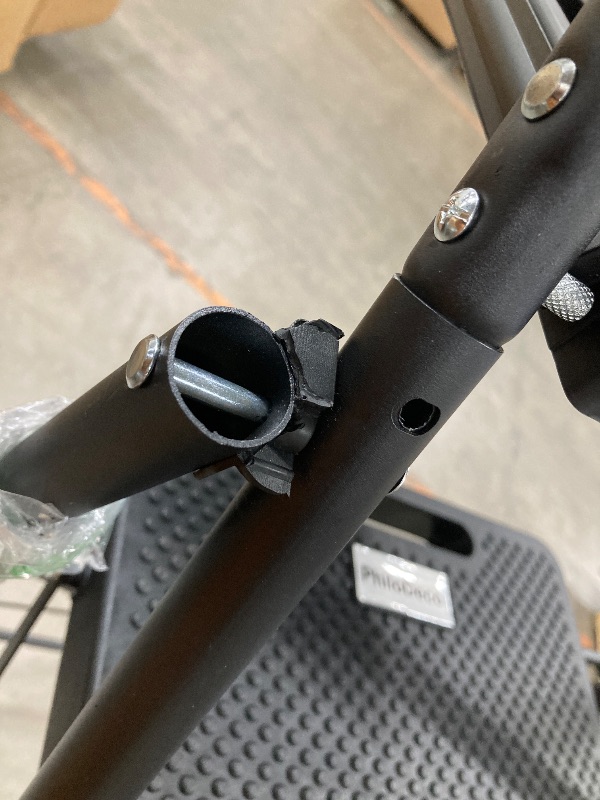 Photo 1 of ***MISSING ONE PLASTIC CAP AND PIN AS IN PIC*** 5 Step Ladder, Ladders for home, office, Anti-Slip Pedals, Aluminum Step Stool, Lightweight to Move,Fold Ladders***MISSING ONE PLASTIC CAP AND PIN AS IN PIC***