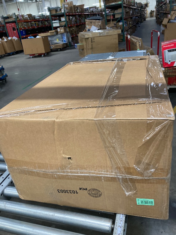 Photo 1 of *It's unknown if it's missing parts and used; it's also unknown if it works 100%.**JONPONY Big and Tall Office Chair 500LBS Executive Office Chair Massage and Footrest Ergonomic Computer Desk Chair Reclining High Back Leather Office Chair Lumbar Back Supp