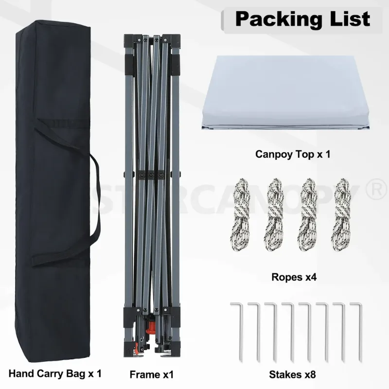 Photo 1 of ***used***MASTERCANOPY 10' x 10' Easy Pop-up Canopy Tent Outdoor Instant Shelter, White