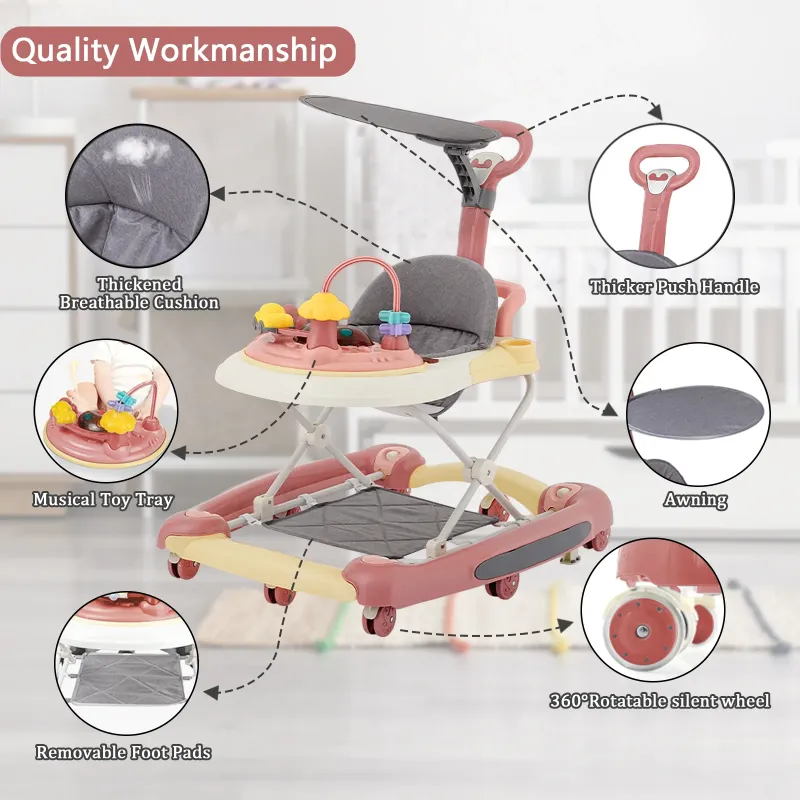 Photo 1 of 
Hero image 0 of OUYI Foldable Baby Walker for Newborn & Toddler Safe - Sunshade, Foldable for Portability, Pink, 0 of 10




It's used; it's unknown if it's missing parts and if it works 100%.****
OUYI Foldable Baby Walker for Newborn & Toddler Safe - Su