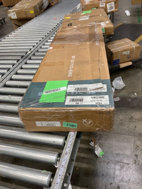 Photo 1 of **It's used; it's unknown if it's missing parts and if it works 100%.*****dx Bed Frame - Full Size Heavy Duty Platform Bed with Underbed Storage, 14-Inch High Steel Slat Support, Non-Slip