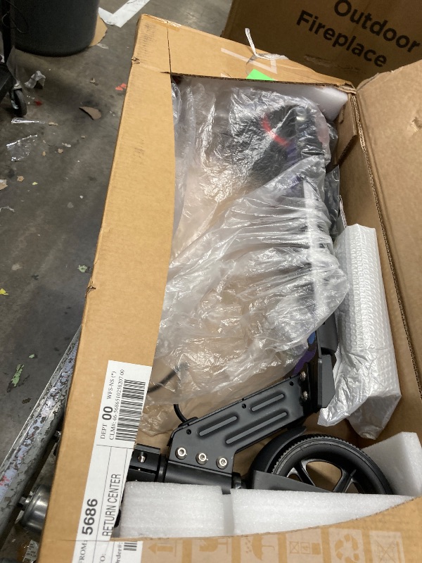 Photo 1 of *It's used; it's unknown if it's missing parts and if it works 100%****SIMATE Electric Scooter for Kids Ages 6-14, Scooter with LED Light, Dual Braking System & Foldable,Top 8.7mph & 5 Miles ,130W