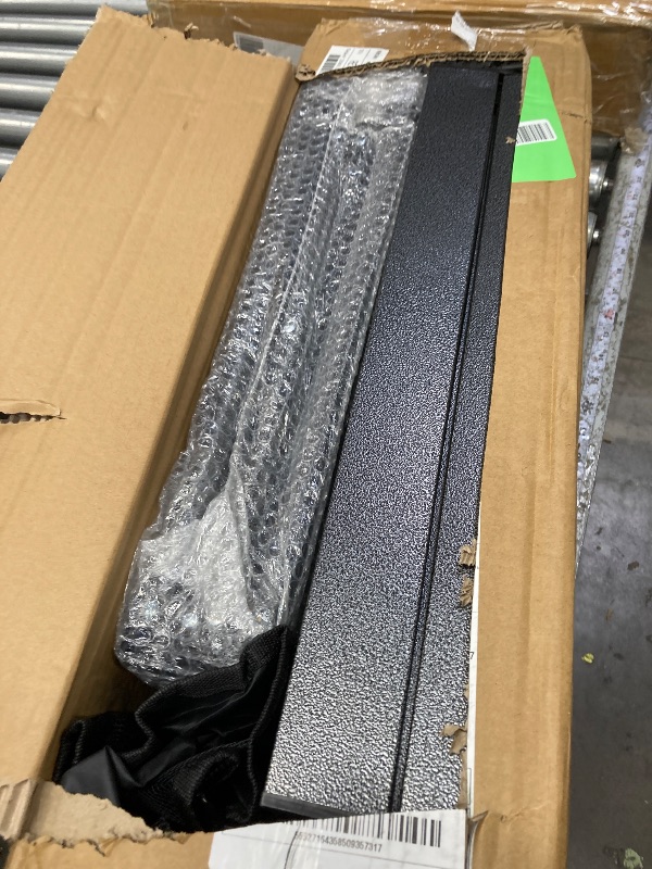 Photo 1 of *It's used, it's missing a part, and it's not known if it works 100%.** Camping Table With Carry Bag, Folding Camping Table With Storage, Carbon Steel Roll Up Table With Adjustable Height, Portable Picnic Table For Outdoor Camping Travel Backyard BBQ Pati