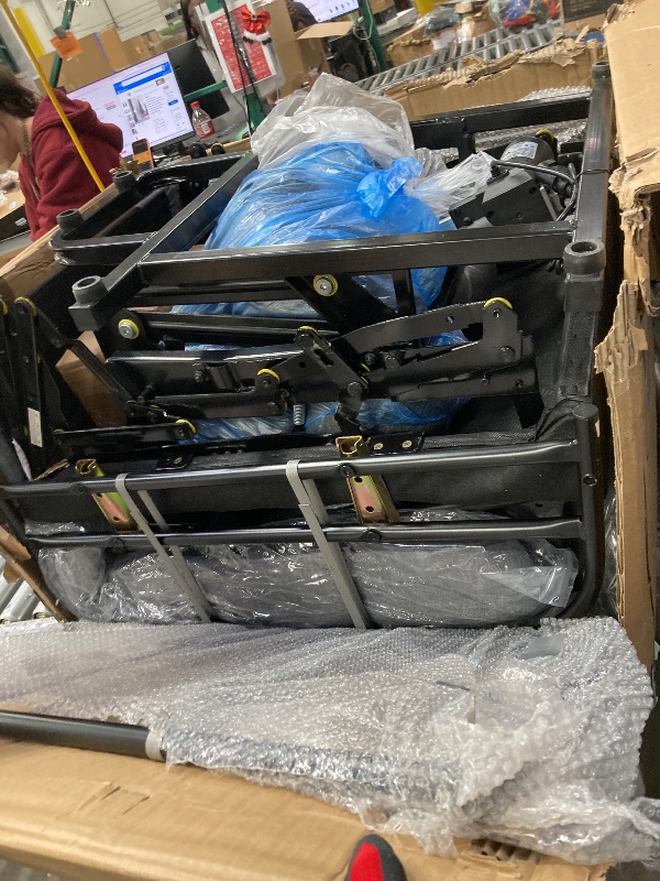 Photo 1 of ***It's used, it's missing a part, and it's not known if it works 100%****JONPONY Power Lift Recliner Chair Recliners for Elderly with Heat and Massage Recliner Chair for Living Room with Infinite Position and Side Pocket,USB Charge Port,Grey