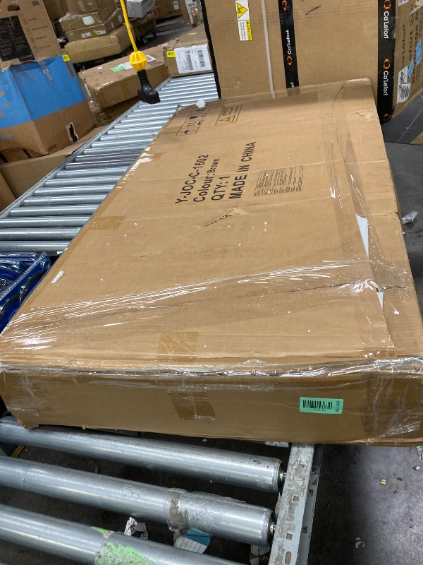 Photo 1 of ***It's used, it's missing a part, and it's not known if it works 100%*** 47 Inch Rustic Round Dining Table, Circle Dining Table for Dining Room, Home(Only Table)