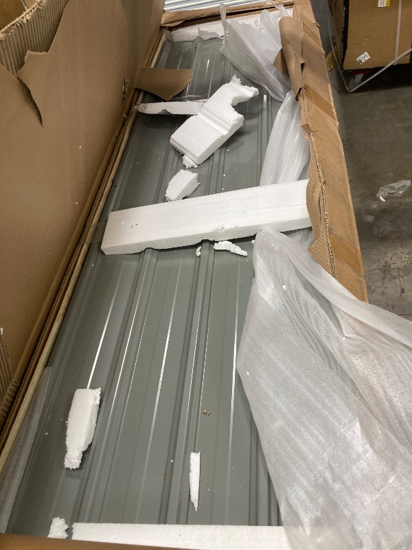 Photo 1 of **It's used, it's missing a part, and it's not known if it works 100%****FT Multi-Used Shed & Outdoor Storage Shed with Base, Lockable Doors, Windows and Vents, Extra Large Metal Shed for Garden,Backyard,..