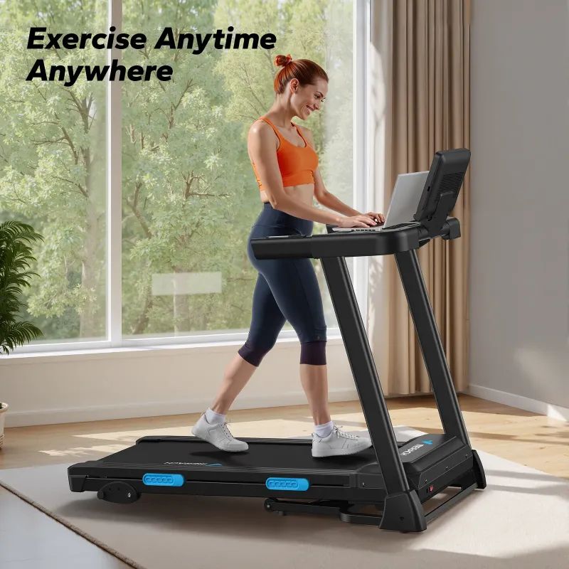 Photo 1 of ***used**MERACH 2.5HP Folding Treadmill with Incline, Fitness Treadmill for Home with APP, 0.8-7.5MPH, LED Displa