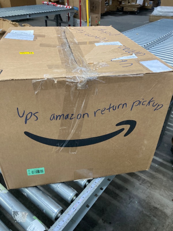 Photo 1 of **missing parts  ***Mind Reader Slim Laundry Hamper with Lid, 60L Clothes Basket, Premium Wicker Design, Plastic, White