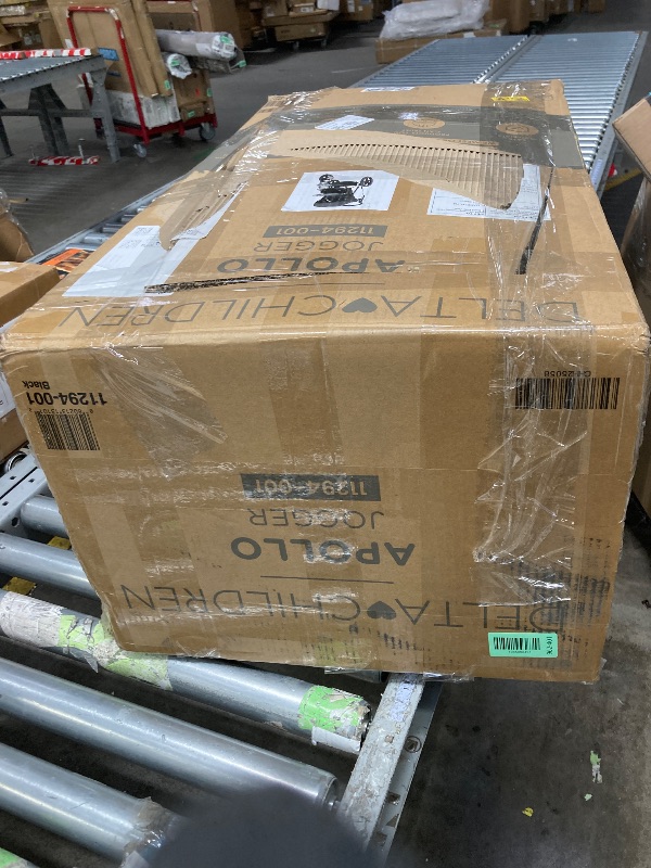 Photo 1 of ****It's used and it's unknown if any parts are missing or if it works 100%.*******Delta Children Apollo Jogging Stroller - Shock Absorbing Frame with Large Canopy & Recline - Car Seat Compatible, Black