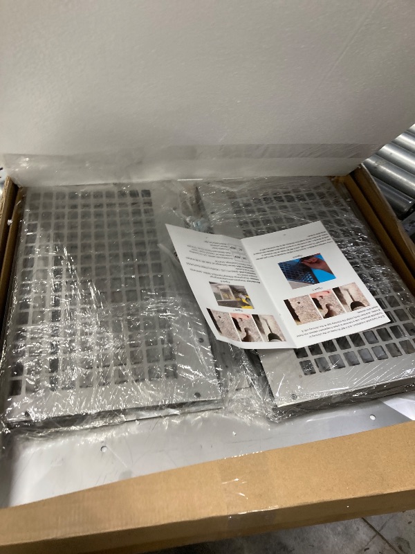 Photo 1 of **It's used and it's unknown if any parts are missing or if it works 100%.**VEVOR Chimney Cap 9 x 9 inch Practical Accessories & Easy Installation, Fits Mesh Covers Outside Clay Flue Shingles, Silver