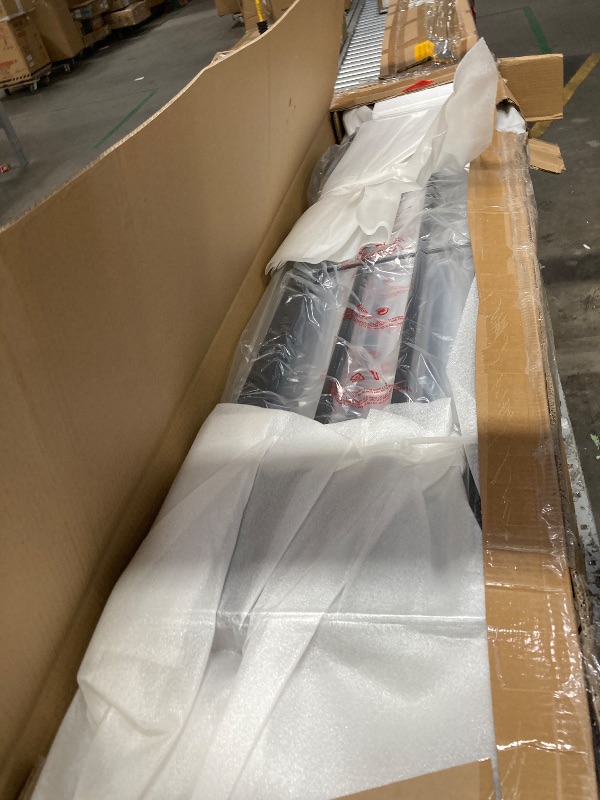 Photo 1 of */***This item is used; it is unknown if it is missing parts and if it functions 100%.**JURMERRY Metal Bunk Bed Full Over Full Beds with Sturdy Guard Rail & Ladder, Space-Saving Design No Box Spring Needed,Black