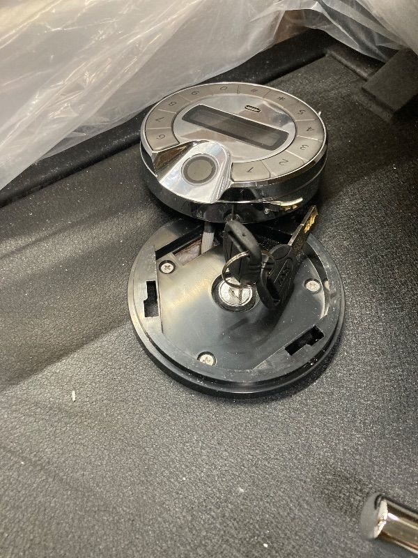 Photo 1 of ****6.0 CuFt Large Fireproof Safe with Biometric Access– Reinforced Steel Body (Over 90LB), Dual Adjustable Shelves, LCD Display & Heat-Sealing Fire Gasket for Home Security