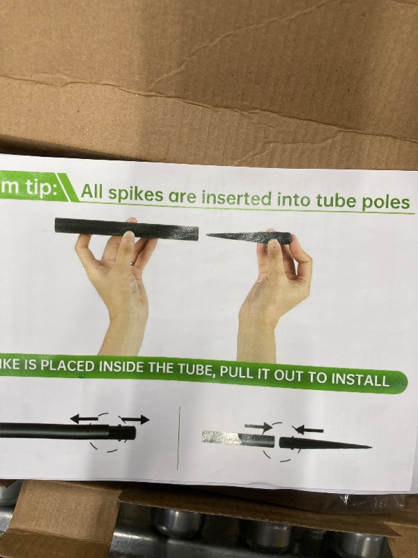 Photo 1 of 10 Pack Solar Lights Outdoor Decorative, Solar Pathway Lights Outdoor, Solar Powered Garden Yard Lights for Walkway Sidewalk Driveway. (Brown, Cool White)