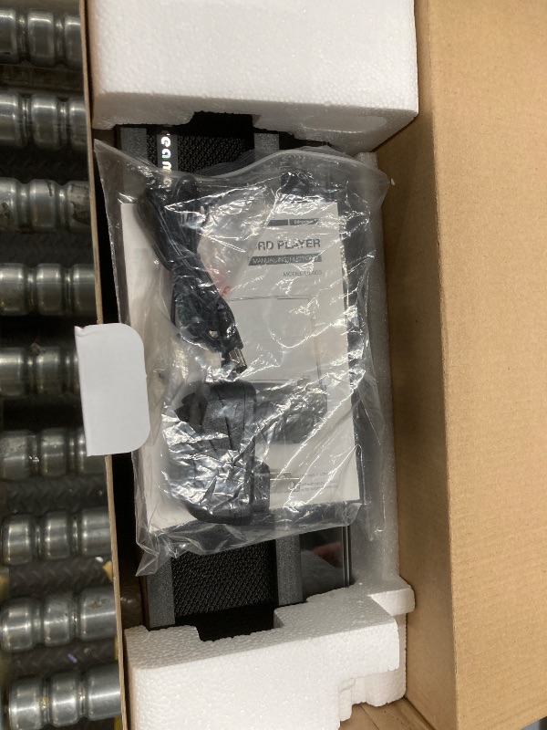 Photo 1 of ***LID LATCH BROKE ON BACK CORNER-SEE PIC**Udreamer Vinyl Record Player with Speakers & 3-Speed and Wireless Bluetooth,Vintage Audio Turntables | Black