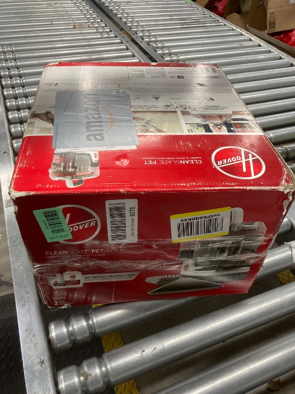 Photo 1 of **MISSING SOME ATTACHMENTS**Hoover CleanSlate Plus Portable Carpet + Upholstery Spot Cleaner Machine, Powerful Suction with Versatile Tools, Pet Stain Remover, Car and Auto Detailer, Pair with Hoover Carpet Cleaner Solution