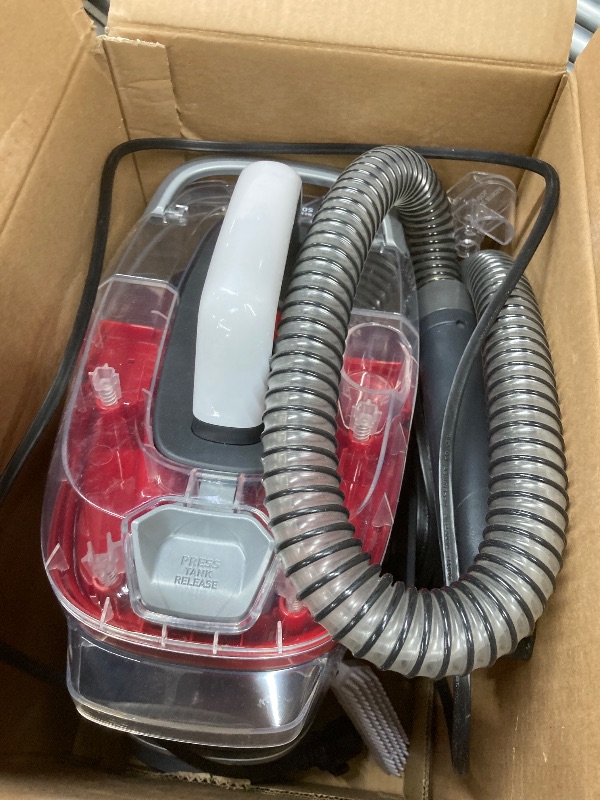 Photo 1 of **MISSING SOME ATTACHMENTS**Hoover CleanSlate Plus Portable Carpet + Upholstery Spot Cleaner Machine, Powerful Suction with Versatile Tools, Pet Stain Remover, Car and Auto Detailer, Pair with Hoover Carpet Cleaner Solution