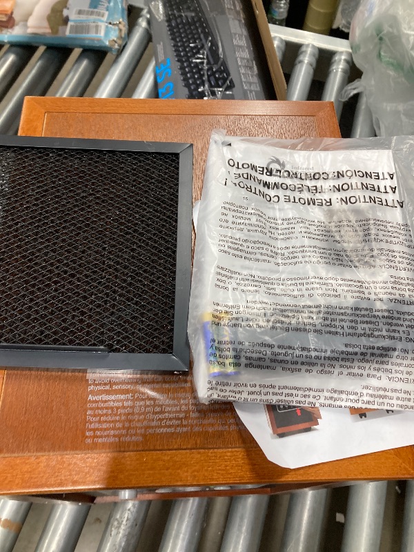 Photo 1 of ***HAS CHIP IN WOOD ON SIDE-SEE PICS**Dr Infrared Heater Portable Space Heater, Original, 1500-Watt, Cherry (Pack of 1)