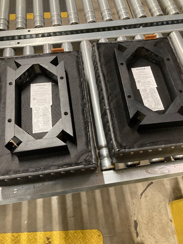 Photo 1 of ***DAMAGED -SELLING AS PARTS ONLY*** VASAGLE Bar Stools, Saddle Counter Height Bar Stools, 26-Inch Backless Kitchen Stools PU Leather Thickened Upholstered Barstools for Kitchen Island Dining Room, Ink Black