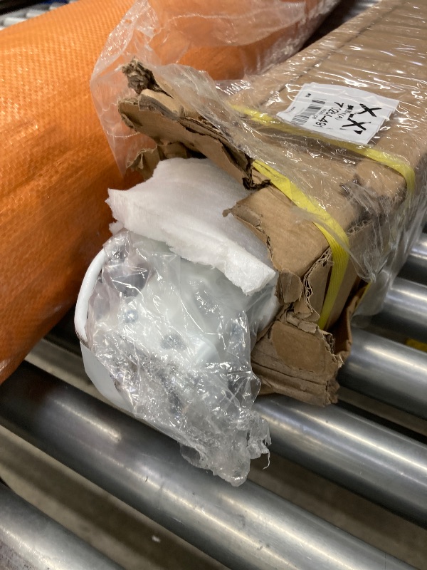 Photo 1 of 110" Motorized Projector Screen, Electric 4:3 Projector Screen with Remote Control, Indoor/Outdoor HD Movie Screen, Wall/Ceiling Mounted, Perfect for Home Office Theater TV, White