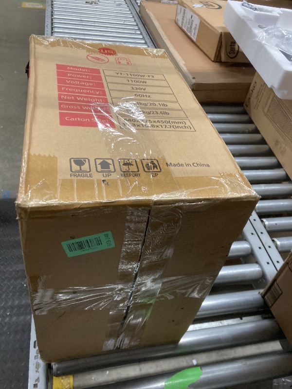 Photo 1 of 1100Watt/1.5HP High Power Air Blower for Large Inflatables, GONFLABLE Inflatable Bounce House Blower, Portable Fan Pump Leaf Blower Corded Commercial for Bouncy Castle, Jumper, Water Slide