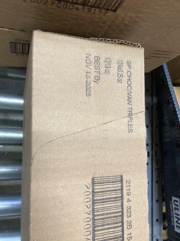 Photo 1 of ***BB 11/13/2025***Snack Pack Chocolate Vanilla Flavored Pudding Cups, 3.25 oz., 4-Count (Pack of 12)