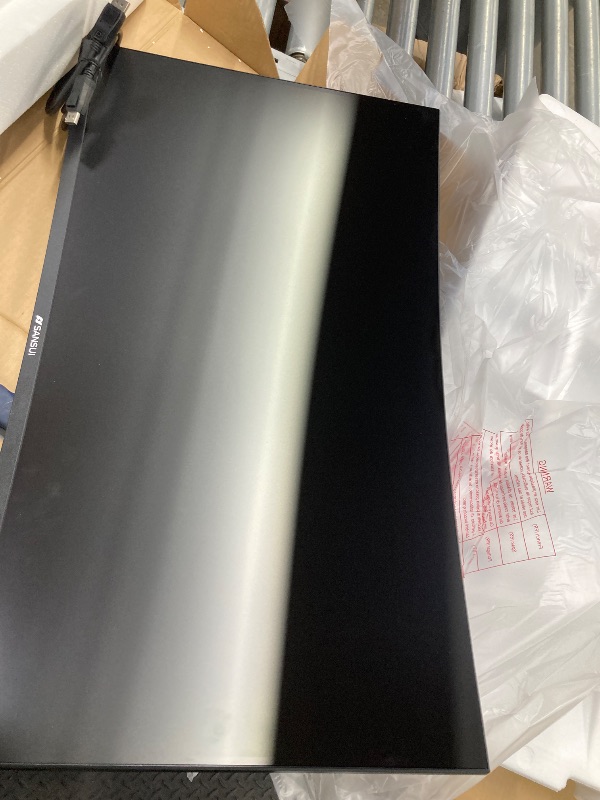 Photo 1 of **MISSING POWER CORD/UNTESTED***SANSUI 32 Inch Curved 240Hz Gaming Monitor High Refresh Rate, FHD 1080P Gaming PC Monitor HDMI DP1.4, Curved 1500R, 1Ms MPRT, HDR,Metal Stand,VESA Compatible(DP Cable Incl.)