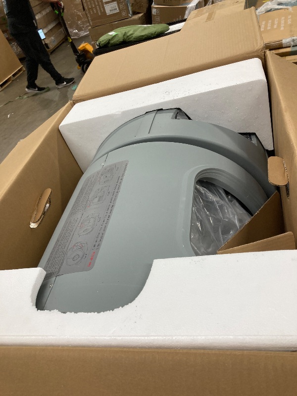 Photo 1 of 100L Automatic Self-Cleaning Cat Litter Box - APP Control, Safe Alert, Smart Health Monitor, Grey