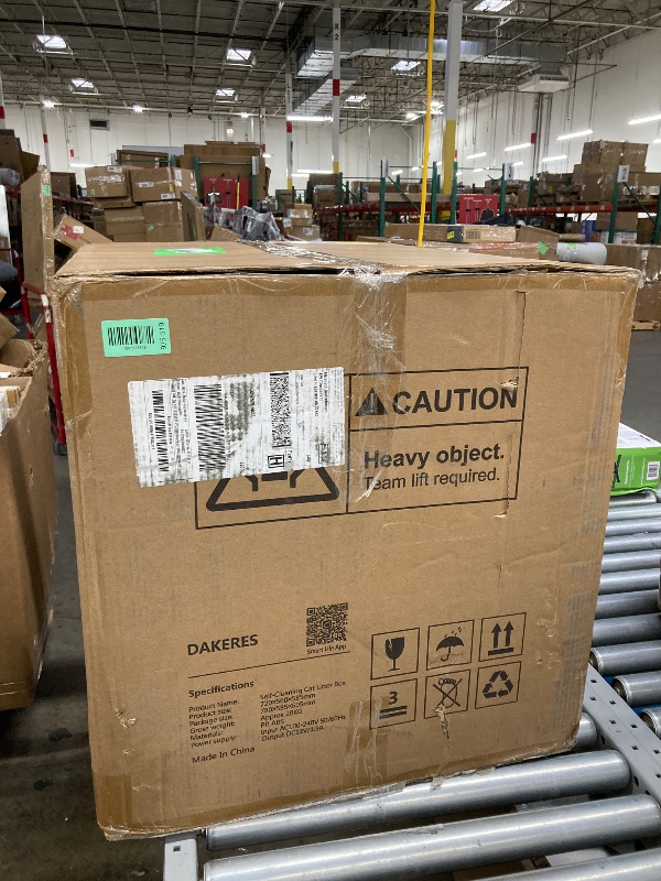 Photo 1 of 100L Automatic Self-Cleaning Cat Litter Box - APP Control, Safe Alert, Smart Health Monitor, Grey