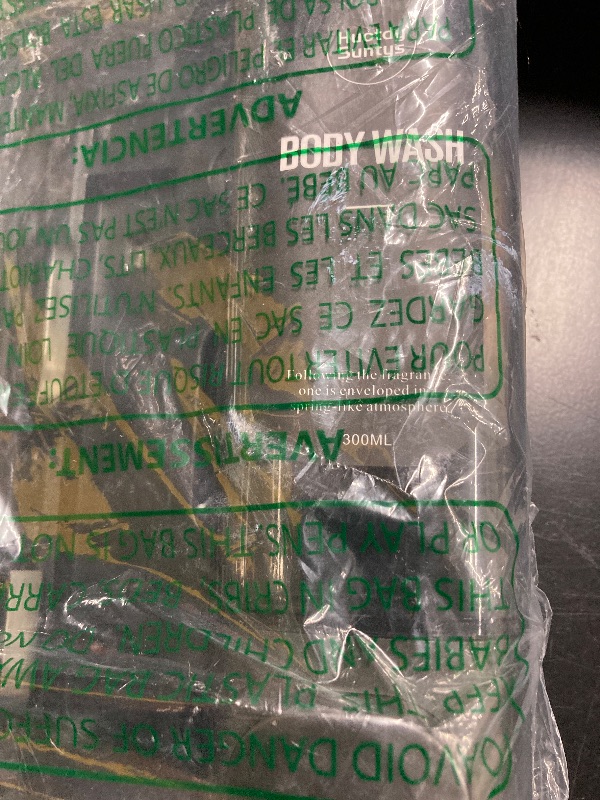 Photo 1 of ***(MISSING PART -SELLING AS IS )*** Shampoo and Body Wash Dispenser, Shower Soap Dispenser 2 Chamber No Drill Shampoo Dispenser for Shower Wall Mounted Body Wash Dispenser for Bathroom Toilet Hotel Kitchen 3X300ML Dark Gray  ***(NOT IN BOX)***