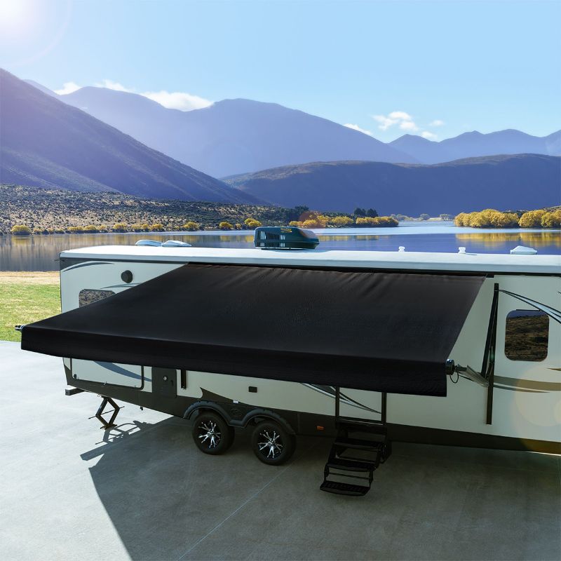 Photo 1 of 14' RV Awning Replacement Fabric Heat-Welded Seams (Actual Width 13' 1")