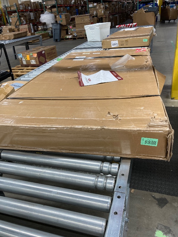 Photo 1 of ***The color may vary***
DreamLine Encore 56-60 in. W x 76 in. H Semi-Frameless Bypass Shower Door in Brushed Nickel, SHDR-1660760-04