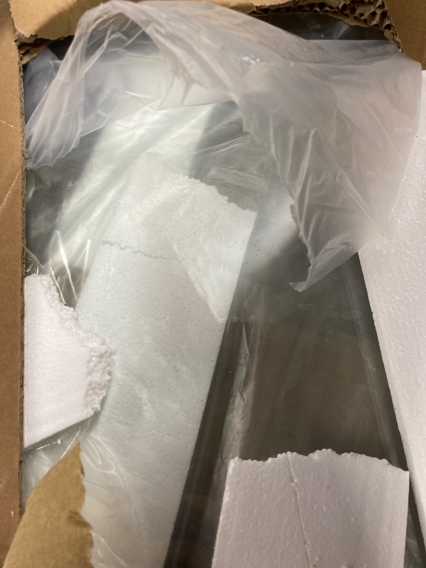 Photo 1 of ***The color may vary***
DreamLine Encore 56-60 in. W x 76 in. H Semi-Frameless Bypass Shower Door in Brushed Nickel, SHDR-1660760-04