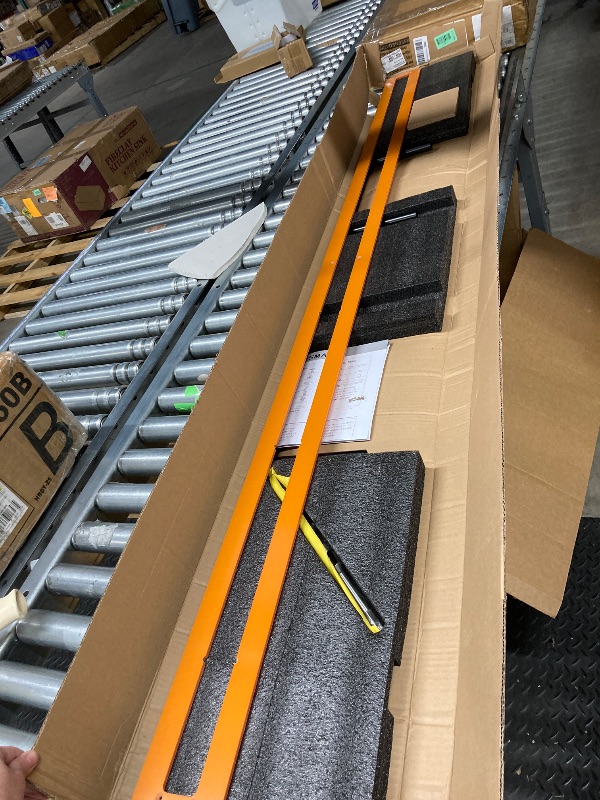 Photo 1 of 1 Pack Large Shelf Brackets Long Floating Shelf Bracket Invisible Floating Shelf Hardware Heavy Duty Floating Mantel Brackets(70"X6"X1.5" with Tools)