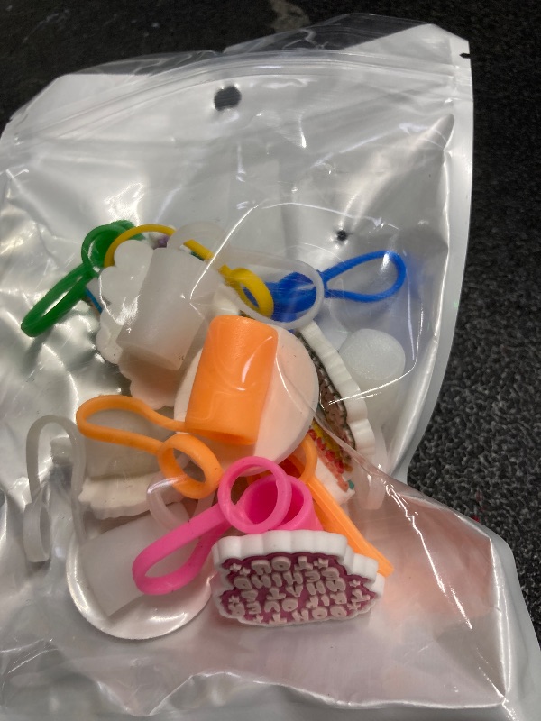 Photo 1 of 12pcs Straw Cover Cap,Reusable Drinking Straw Toppers for Stanley Cup 30&40 Oz Tumbler Accessories Splash Straws Protector Portable Dust Straw Caps Decoration 10mm(Love Myself)