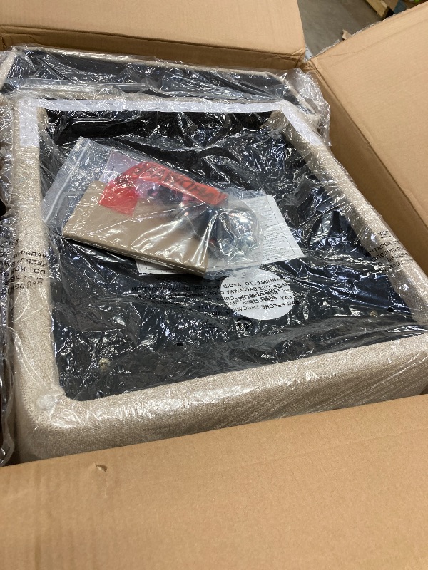 Photo 1 of ***Missing one Box**Modular Sectional Sofa L Shaped Convertible Couch with Reversible Chaise Storage Seat with Ottomans,Beige Fabric