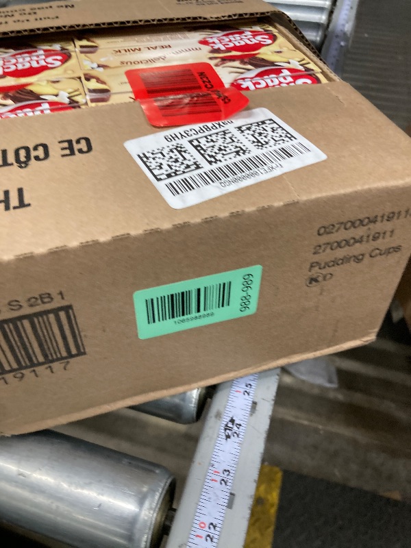 Photo 1 of **BB 11/13/2025***Snack Pack Chocolate Vanilla Flavored Pudding Cups, 3.25 oz., 4-Count (Pack of 12)