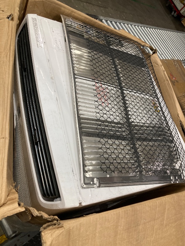 Photo 1 of ** PARTS ONLY** Frigidaire 12,000 BTU Window Air Conditioner with Supplemental Heat, Cools & Heats Up to 550 Sq. Ft., Remote Control, Quiet Operation, Eco Mode, 3 Fan Speeds, White