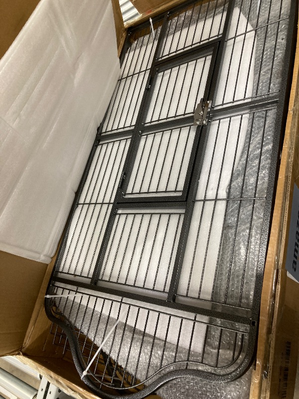 Photo 1 of ***(MISSING PARTS-SELLING AS IS)*** Yaheetech Extra Large Bird Cage 63'' Open Play Top Bird Cage for African Grey Parrots/Amazon Parrot/Caiques/Macaw with 360° Wheels ***(BOX RIPPED/TORN)***