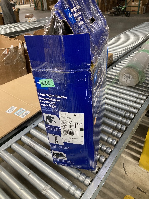 Photo 1 of **MAYBE MISSING SOME HARDWARE***Medline Superlight Aluminum Rollator W/ 6" Casters, Black