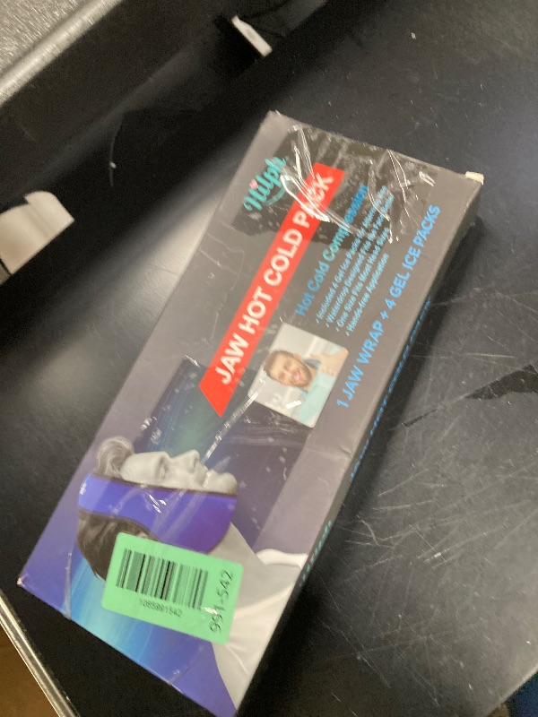 Photo 1 of ***PARTS ONLY -SELLLING AS IS*** 
Hilph Face Ice Pack Wisdom Teech Ice Pack Head Wrap for Facial Oral Surgery Pain Relief for TMJ, Upgraded Large Jaw Ice Wrap with 4 Hot Cold Gel Packs for Tooth Extraction & Teeth Removed, Tonsil Red