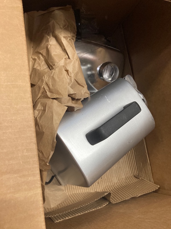 Photo 1 of ***It's used; it's unknown if it's missing parts and if it works 100%.****Electric Meat Grinder,3500 Max #10 Sausage Stuffer Maker With 2 Blades, 3 Stainless Steel Grinding Plates, Foot Pedal,Claws Burger Maker Press,3 Sausage Tube & Kubbe Kit,Die-Cast Al