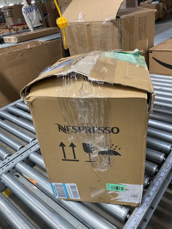 Photo 1 of ****This used item was connected and turned on, but it's unknown if it's 100% functional and if any parts are missing.****Nespresso Vertuo Plus Deluxe Coffee and Espresso Maker by De'Longhi, Titan with Aeroccino Milk Frother, 110 Volts