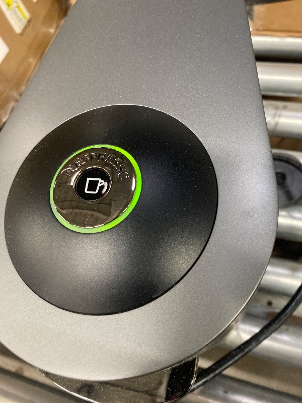 Photo 1 of ****This used item was connected and turned on, but it's unknown if it's 100% functional and if any parts are missing.****Nespresso Vertuo Plus Deluxe Coffee and Espresso Maker by De'Longhi, Titan with Aeroccino Milk Frother, 110 Volts