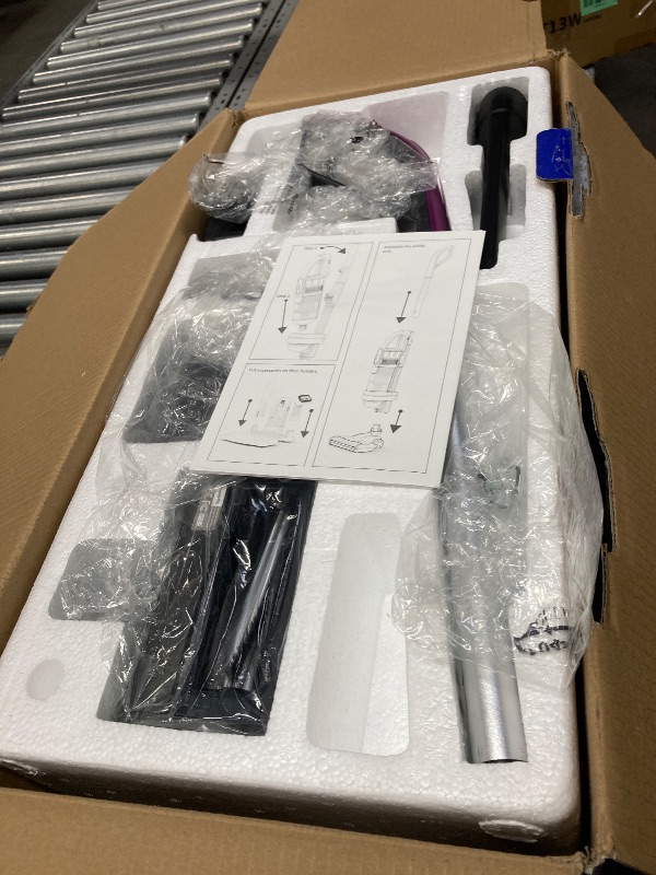 Photo 1 of **s used; it's unknown if it's missing parts and if it works 100%.*****Roomie Tec SlimVac Upright Cordless Vacuum Cleaner, Dual Motor Powerful Suction, Up to 40 min Runtime, Lightweight, Includes Pet Brush for Hair, HEPA Filter, Ideal for Home Cleaning, C