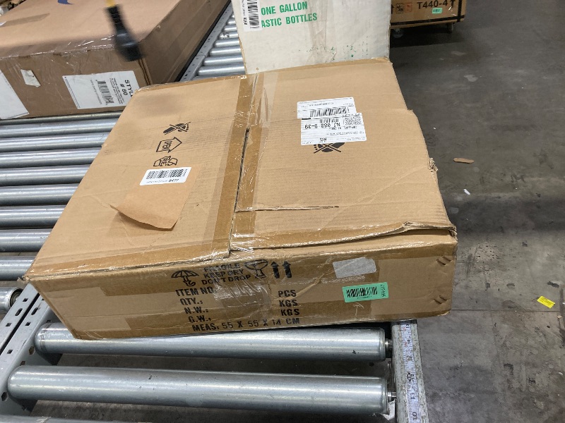 Photo 1 of ****It's unknown if it's missing parts; it's used, and it's not known if it works 100%.**MORE CHANGE 9 Lights Industrial Chandelier Black Metal Vintage Adjustable Hanging Pendant Lighting with Glass Lampshade Modern Ceiling Light Fixture for Kitchen Islan