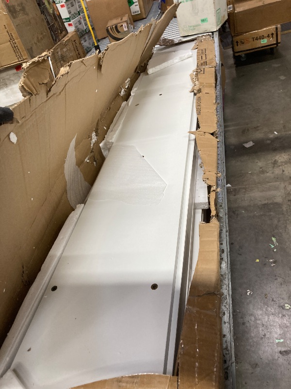 Photo 1 of **IT IS USED, MISSING A PART AND IT IS UNKNOWN IF IT WORKS 100%**** Tier Bookcase Home Office Open Bookshelf, Vintage Industrial Style Shelf with Metal Frame, MDF Board (Old SKU:WF286176AAK)