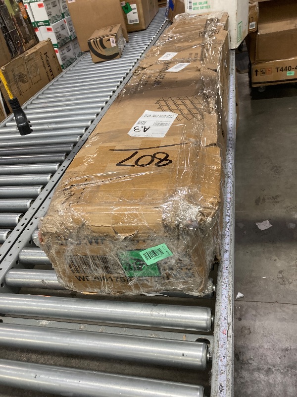 Photo 1 of **IT IS USED, MISSING A PART AND IT IS UNKNOWN IF IT WORKS 100%**** Tier Bookcase Home Office Open Bookshelf, Vintage Industrial Style Shelf with Metal Frame, MDF Board (Old SKU:WF286176AAK)