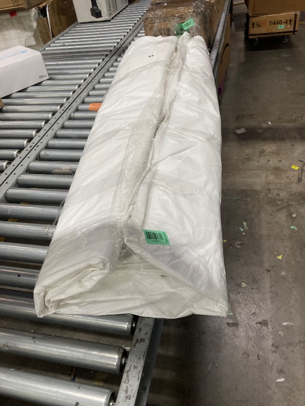 Photo 1 of   cover****JNTKE PVC TaHeavy Duty Tarpaulin Cover, Waterproof, UV Resistant, Multi-Purpose Tarp for Canopy Tent, Roof, Camping Car Boat Cover Sun Coated Shade White