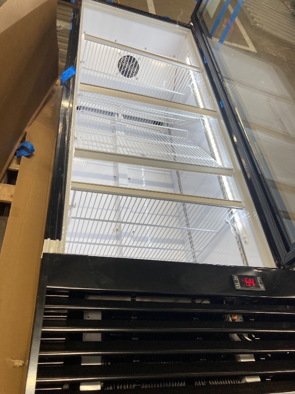 Photo 1 of *This unit is used, missing a part, and it's unknown if it works perfectly. It was plugged in and turned on, but it's unclear if it cools.*    IT IS USED, MISSING A PART AND IT IS UNKNOWN IF IT WORKS 100%** Commercial Beverage Refrigerator, 24.5 Inch 15 C